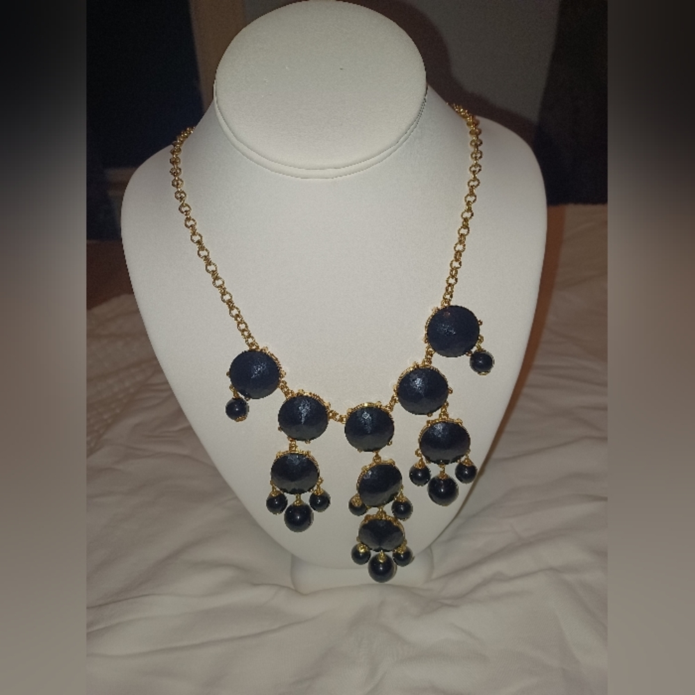 Jcrew Statement Bubble Necklace Approx 23" Long(A… - image 1